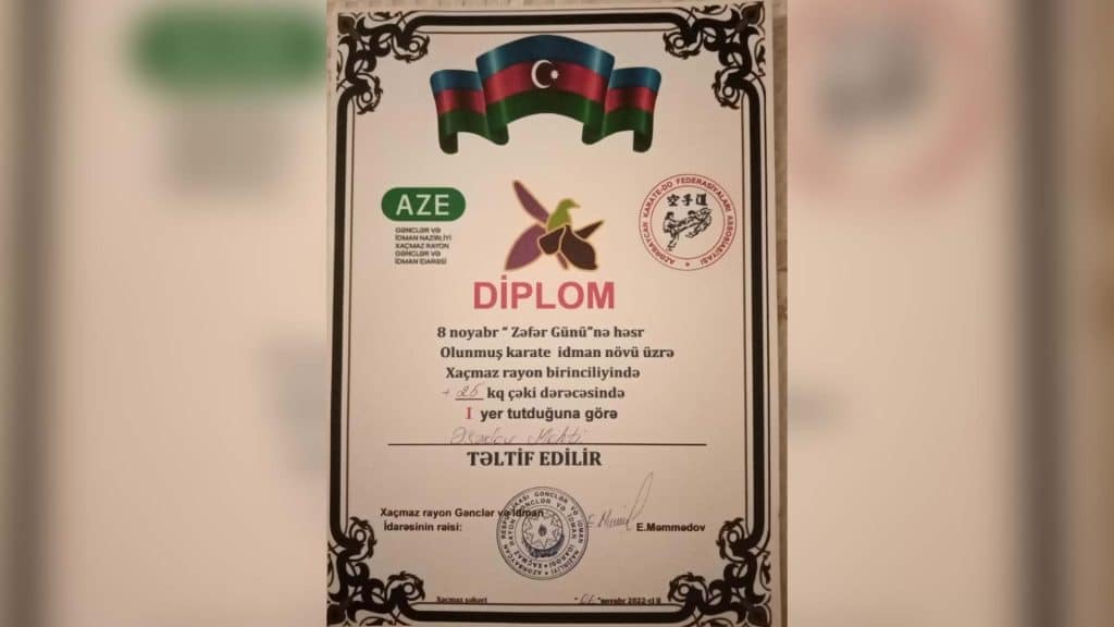 Xaçmazda balaca karateçilər yarışıblar