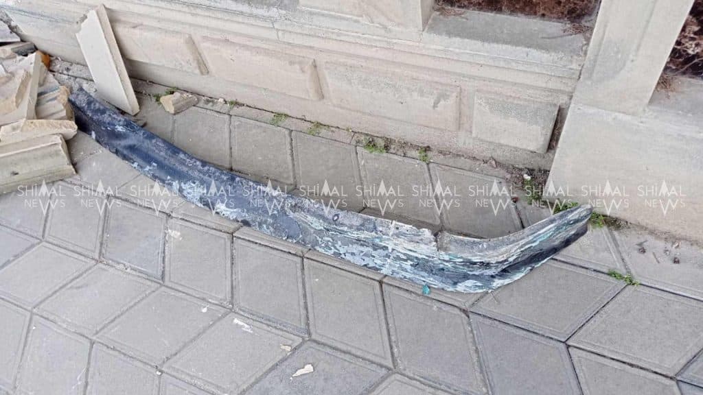 Xaçmazda qəza nəticəsində hasar uçub