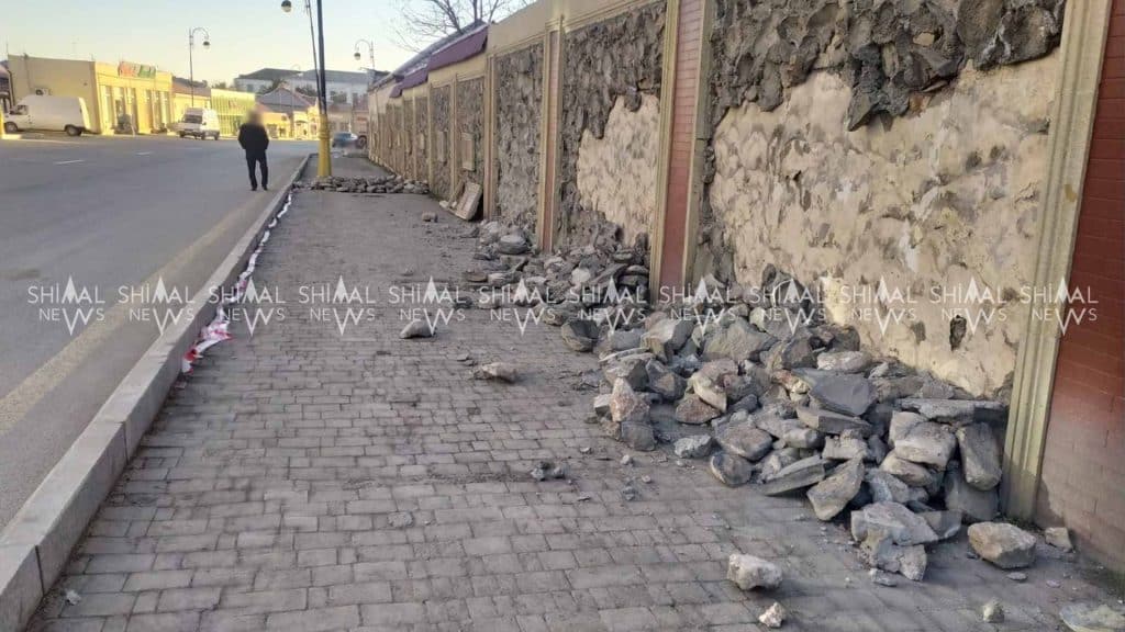 Quba: uçma ehtimalı olan hasar sökülür