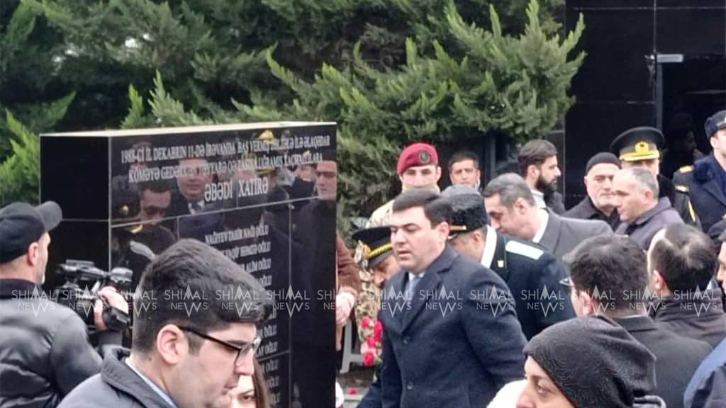 Xaçmaz: Qanlı 20 Yanvar faciəsinin 33-cü ildönümü ilə əlaqədar Şəhidlər xiyabanı ziyarət edilib