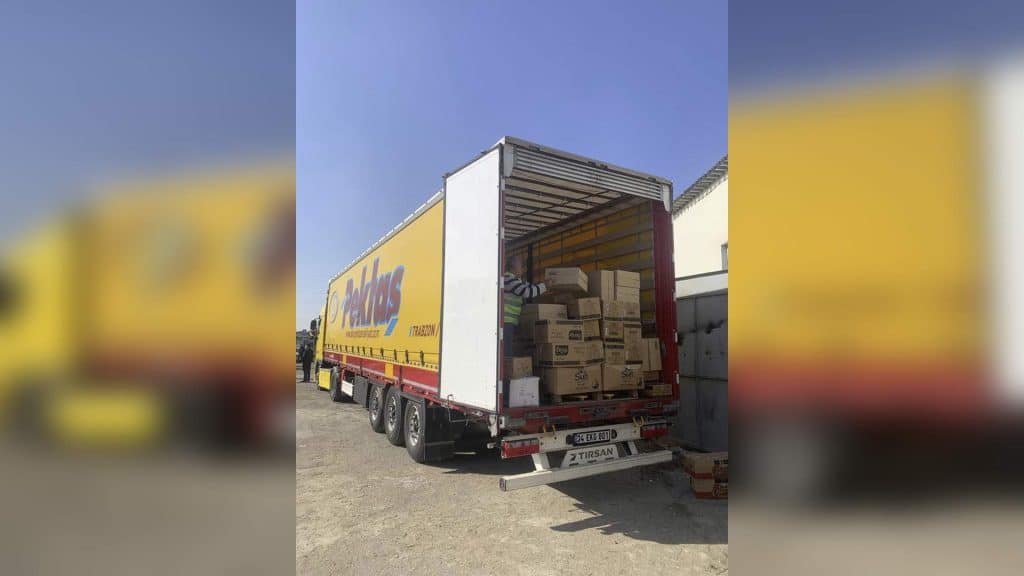 İsmayıllıdan qardaş Türkiyəyə humanitar yardım göndərilib