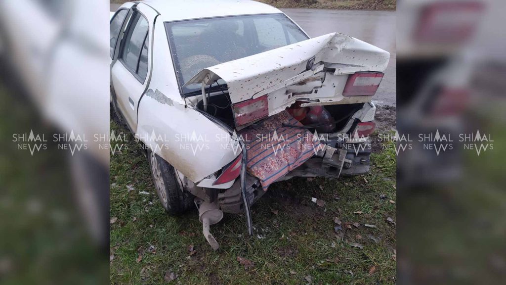Quba-Xaçmaz yolunda qəza: avtomobil ağaca çırpılıb