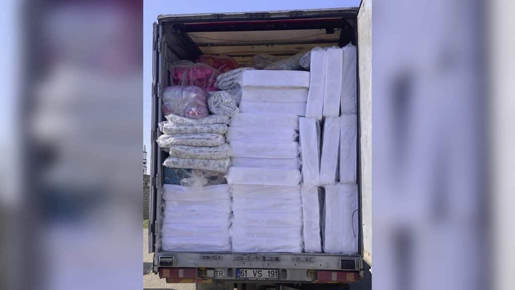 İsmayıllıdan qardaş Türkiyəyə humanitar yardım göndərilib