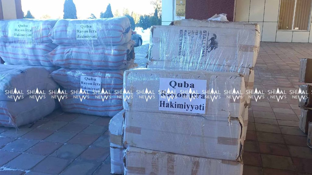 Bü gün Qubadan Türkiyə üçün növbəti yardım göndərilib
