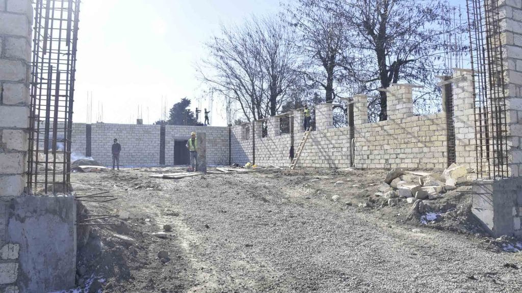 Quba: Pirvahid və Bağbanlıda yeni məktəblərin inşası davam edir