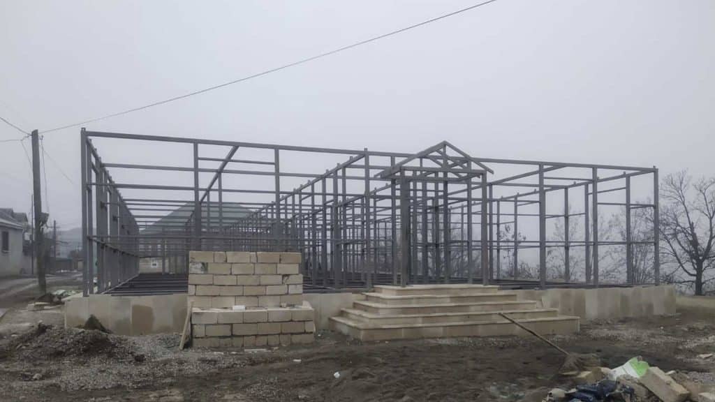 Qusarda modul tipli məktəb quraşdırılır