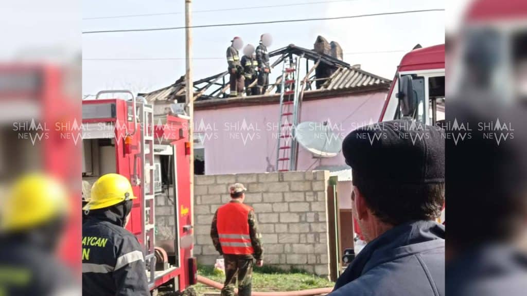 Quba: Alekseyevka kəndində yanğın baş verib