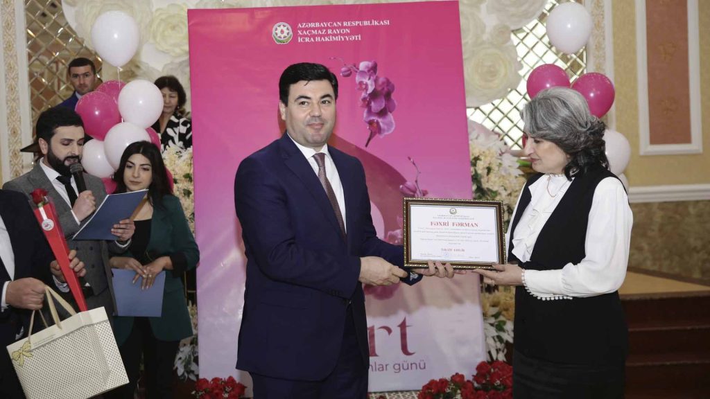 Xaçmazda Beynəlxalq Qadınlar Günü münasibətilə tədbir keçirilib