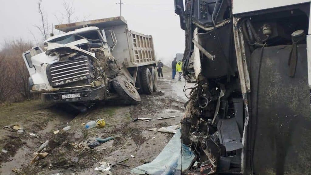 İsmayıllı: "Mingəçevir" FK-nın avtobusu qəzaya düşüb