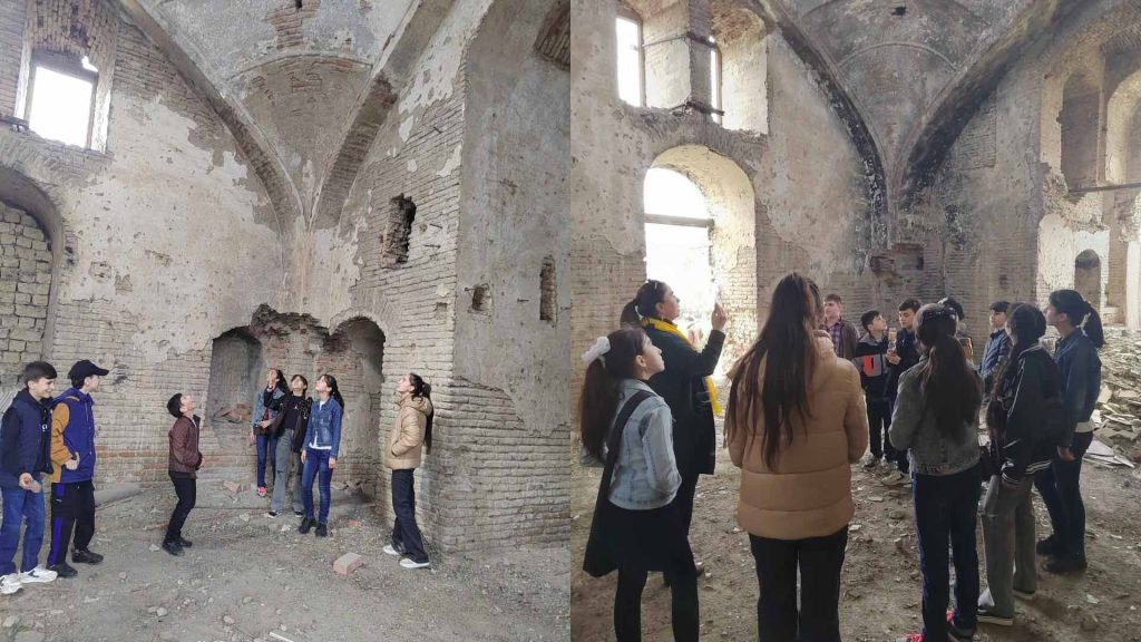 Xaçmazda gənclər Alban kilsəsi ilə tanış olublar