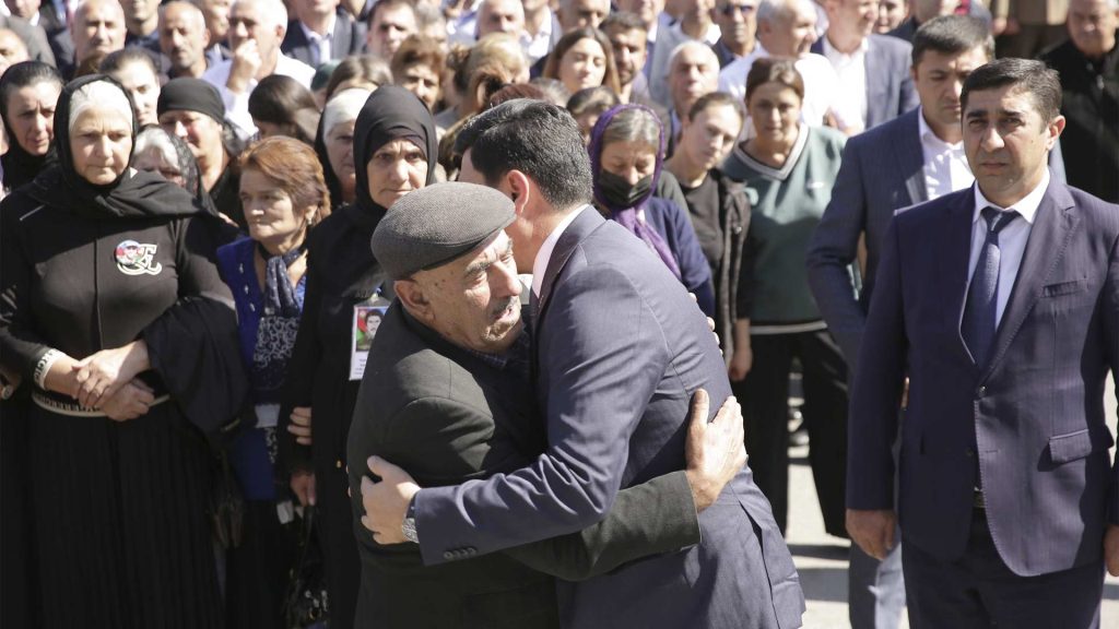 Xaçmaz: Şəhidlər xiyabanında anım mərasimi keçirilib