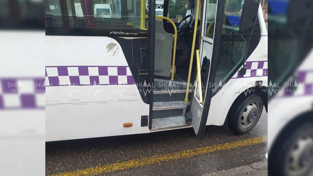 Quba: Heydər Əliyev prospektində avtobus qəzaya uğrayıb