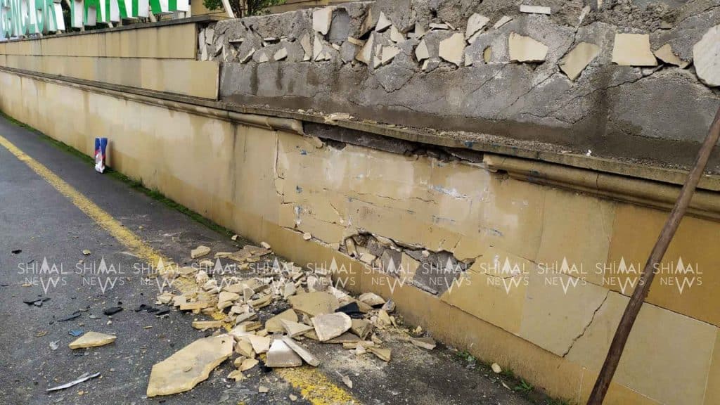 Quba: yük avtomobili parka “çarpılıb”