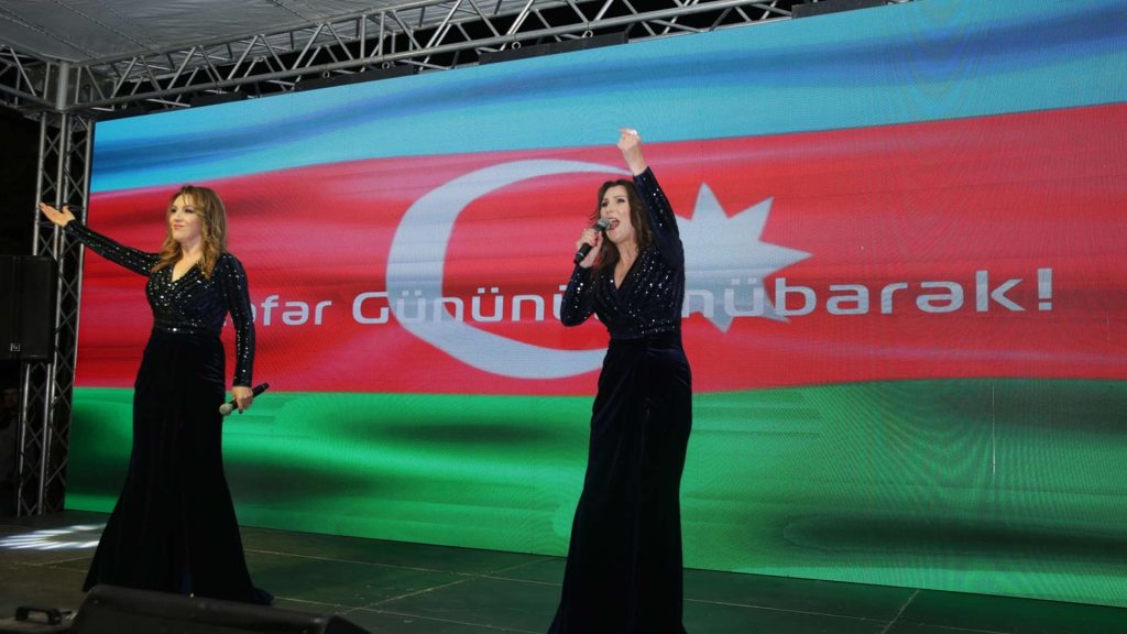 Xaçmazda Zəfər Gününə həsr olunmuş konsert keçirilib