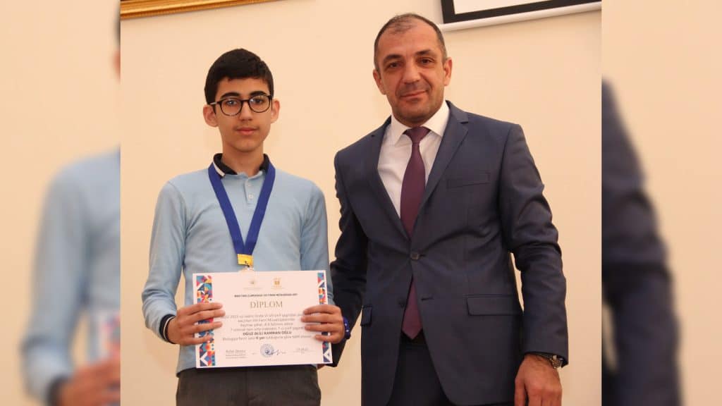 Şimal: olimpiadaçı məktəblilər mükafatlandırılıblar 