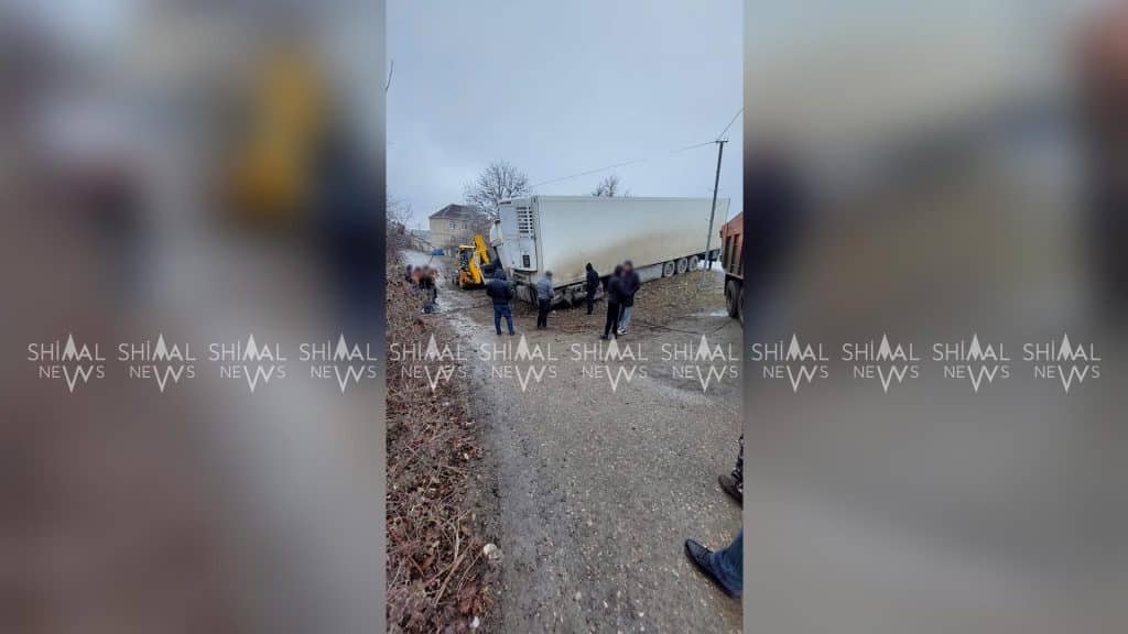 Qubada T.İ.R. qəzaya düşüb