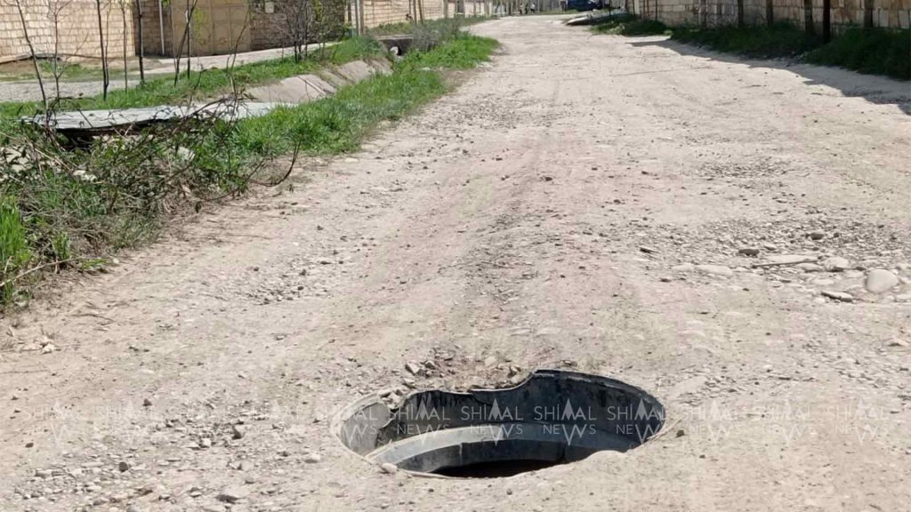Quba rayonunun Timiryazev qəsəbəsində daha bir kanalizasiya lükü qapaqsız qalıb