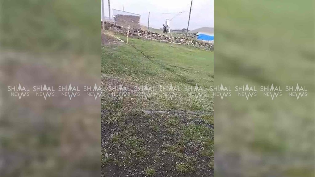 Quba-Qusar: Dolu yağıb - VİDEO