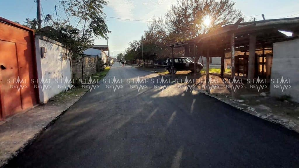 Şabranda yollar təmir edilir