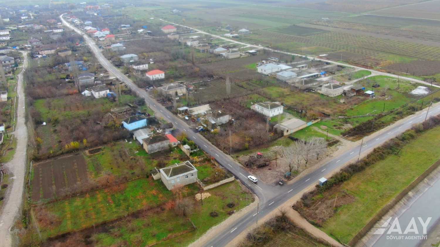 Qusarda 7 kəndi birləşdirən yol təmir edilib - FOTO