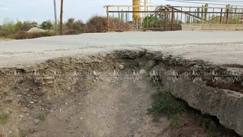 Xaçmazın Xaspoladoba kəndi ərazisində körpü