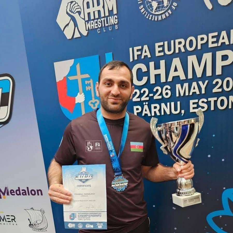 Toğrul Şahlarlı Avropa ikincisi oldu - FOTO