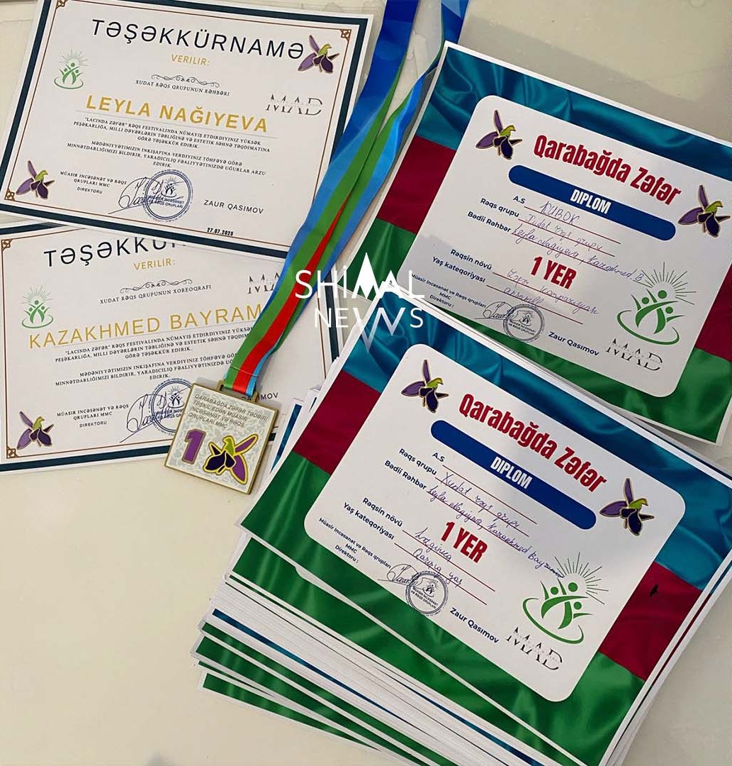 Xudatdan olan gənc rəqqaslardan ZƏFƏR