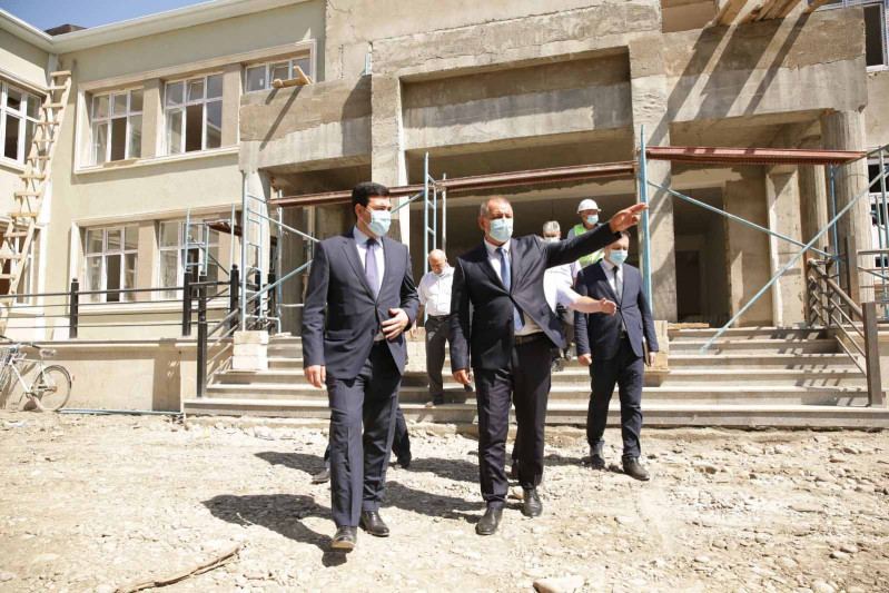 Xaçmaz: Qımılqışlaq kəndində məktəb əsaslı təmir olunub