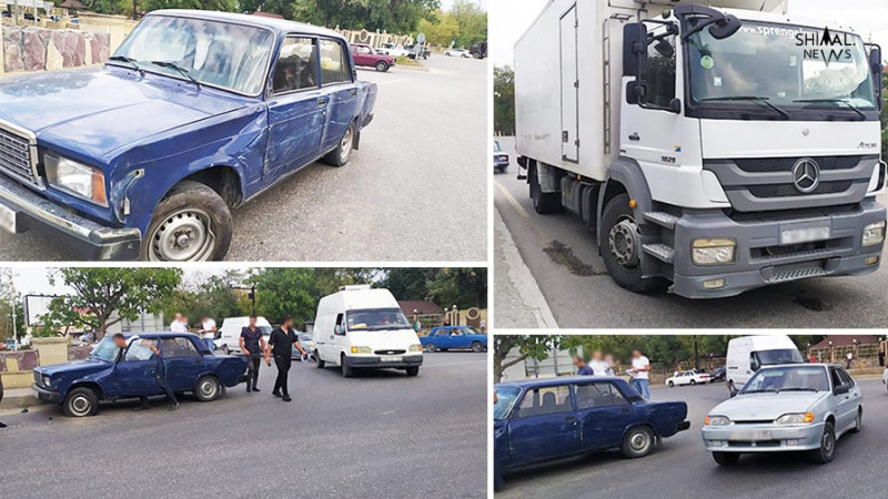 Quba: 2 avtomobil toqquşub