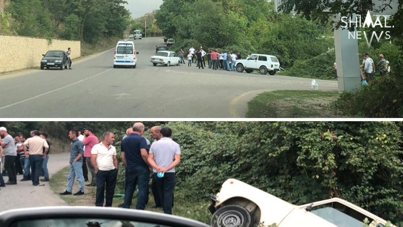 Qusarda 2 avtomobil qəza törədib