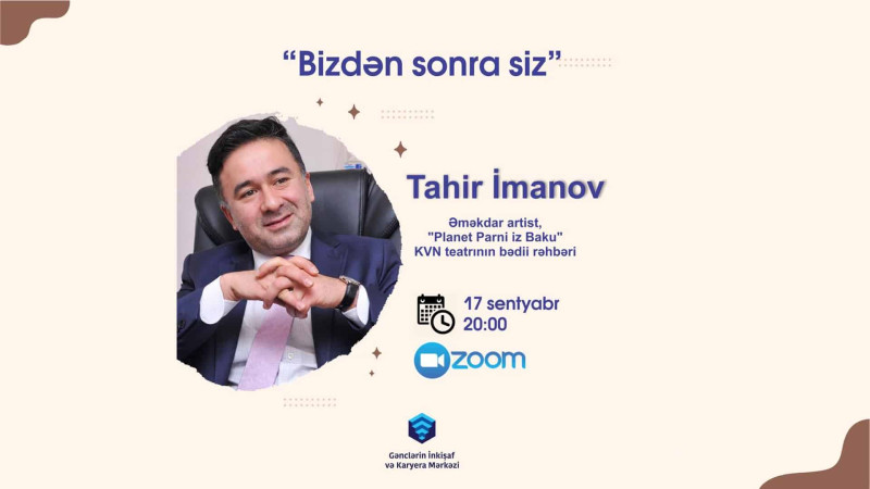 Planet Parni iz Baku KVN  teatrın bədii rəhbəri ilə görüş baş tutacaq