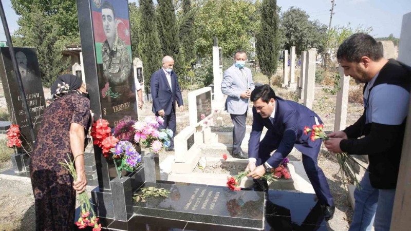 Xudatda şəhid ailələri ziyarət olunub
