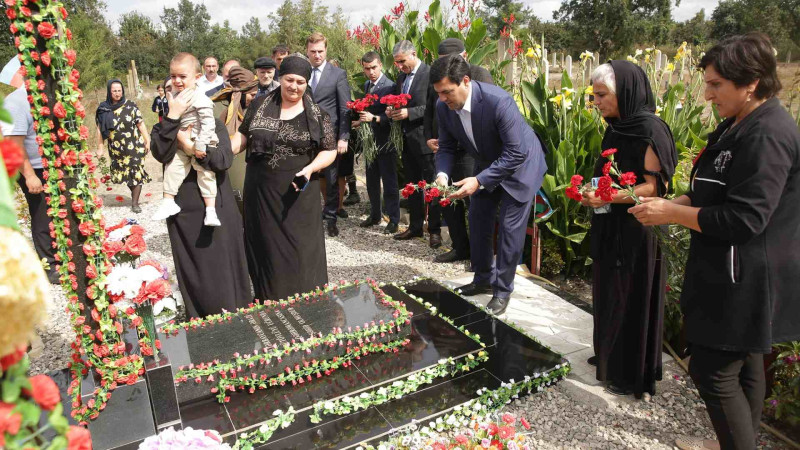 Xaçmazda şəhid ailələri ziyarət olunub
