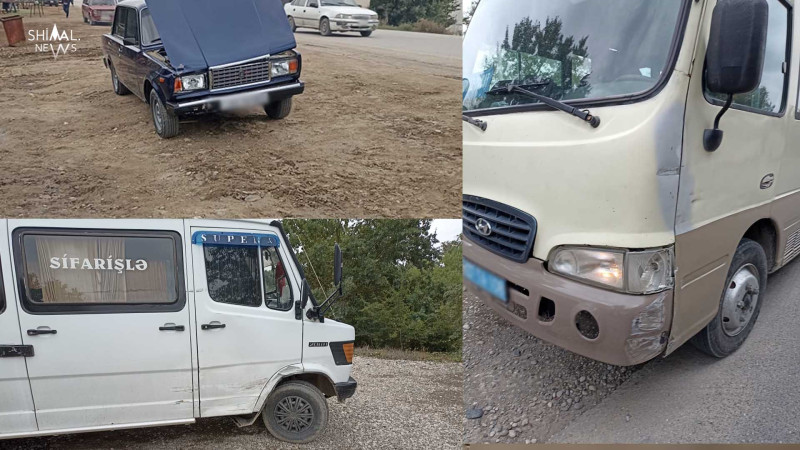 Xudatda 2 yol-nəqliyyat hadisəsi baş verib