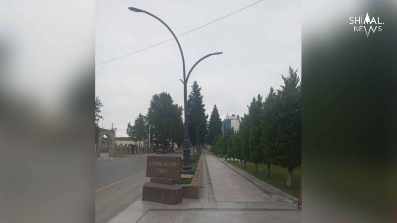 Xaçmazın işıq dirəkləri yenilənib