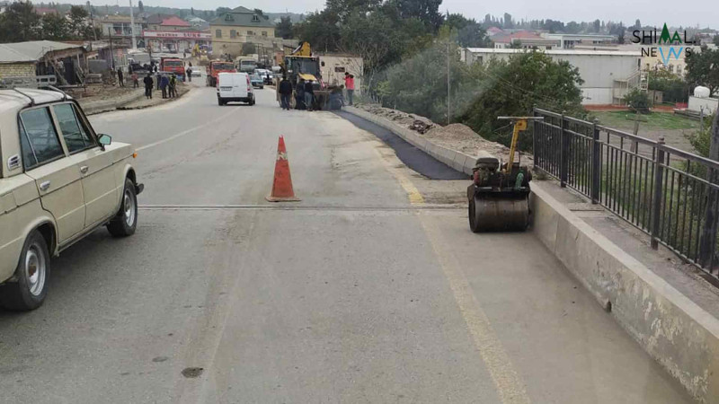 Xudat: səkilərin bərpası işləri aparılır