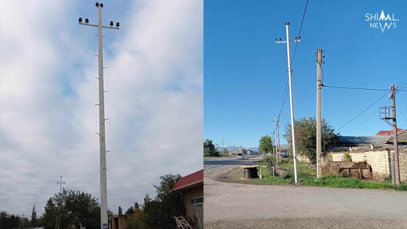 Xaçmazın köhnə elektrik şəbəkəsi yenilənir