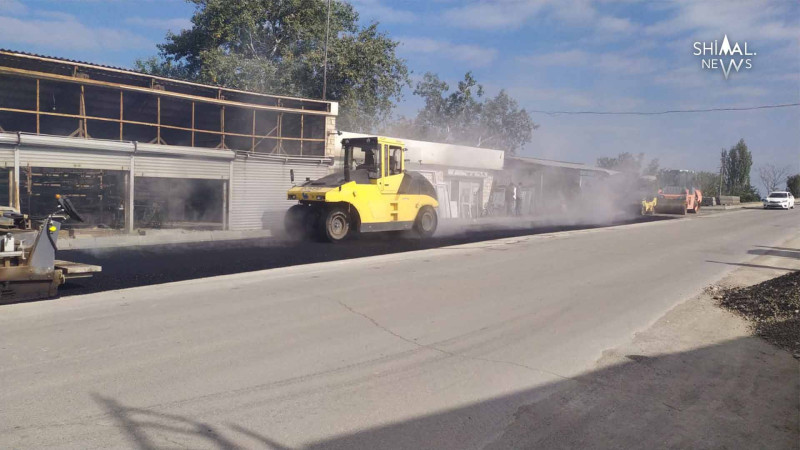 Xudatda yol infrastrukturunun təmiri davam edir