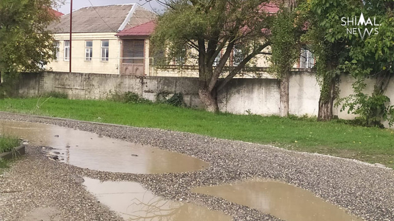 Quba: mərkəzi xəstəxana yolunun təmirə ehtiyacı var