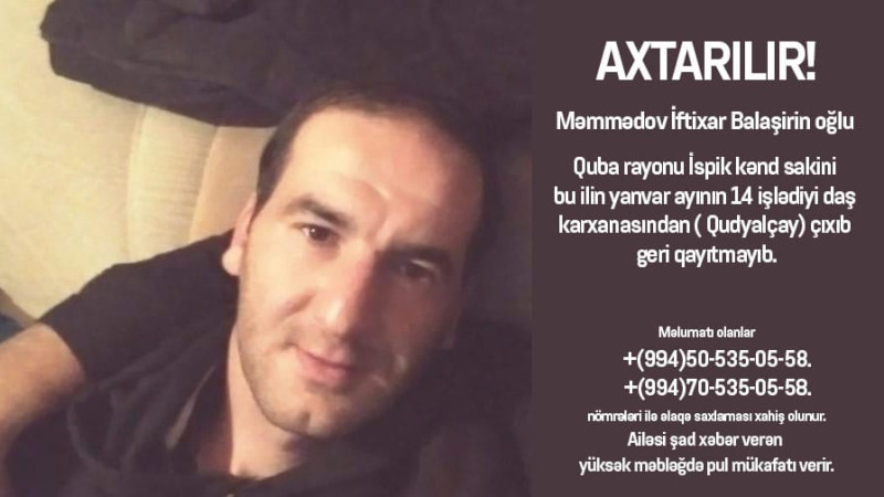 Qubada itkin düşən var