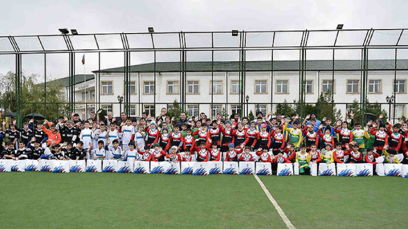 Qusarlı gənc futbolçularla AFFA-nın rəhbərliyi görüşüb