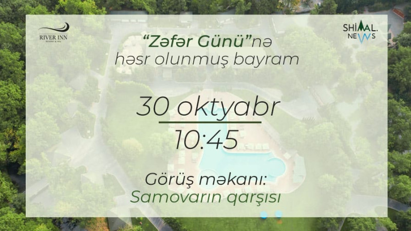 Xaçmazda Zəfər Gününə həsr olunmuş bayram tədbiri keçiriləcək