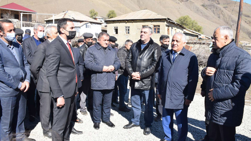 Topçu Vüsal Qubada şəhidlərin xatirə bulağının açılışında iştirak edib