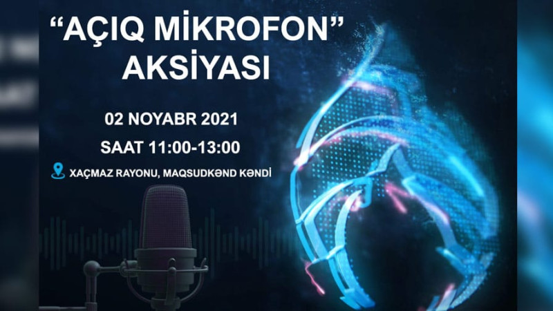 Xaçmaz: Azəriqaz tərəfindən Açıq mikrofon aksiyası təşkil olunacaq