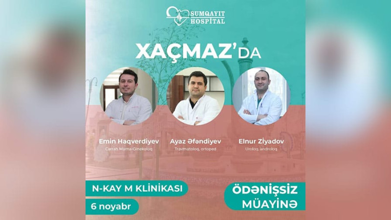 Xaçmazda klinika pulsuz müayinə keçirəcək