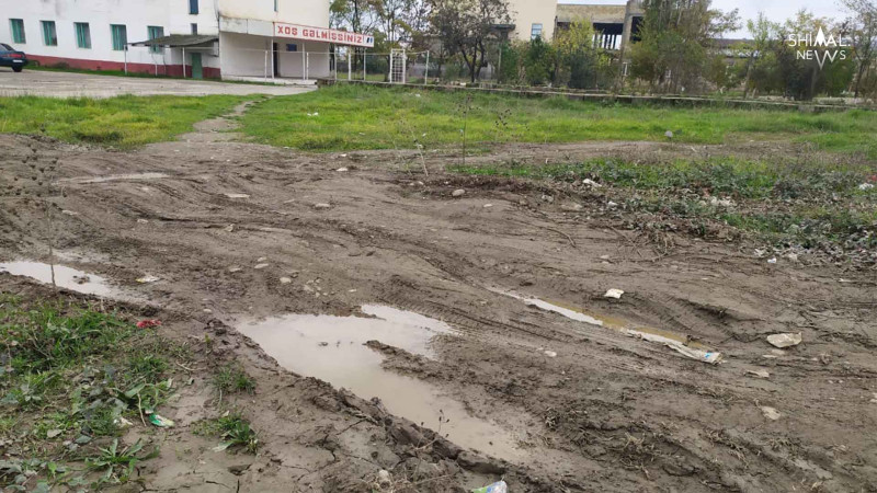 Quba: məktəb yolu dağılıq vəziyyətdədir