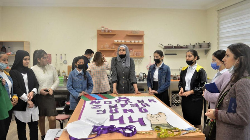 Xaçmaz: 6 nömrəli məktəbdə Zəfər gününə həsr olunmuş tədbir keçirilib