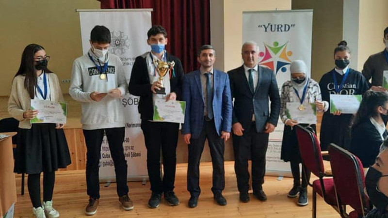 Qubada məktəblər arası intellektual oyun keçirilib