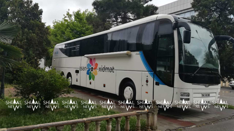 Xudatda ASAN avtobus xidmət göstərir