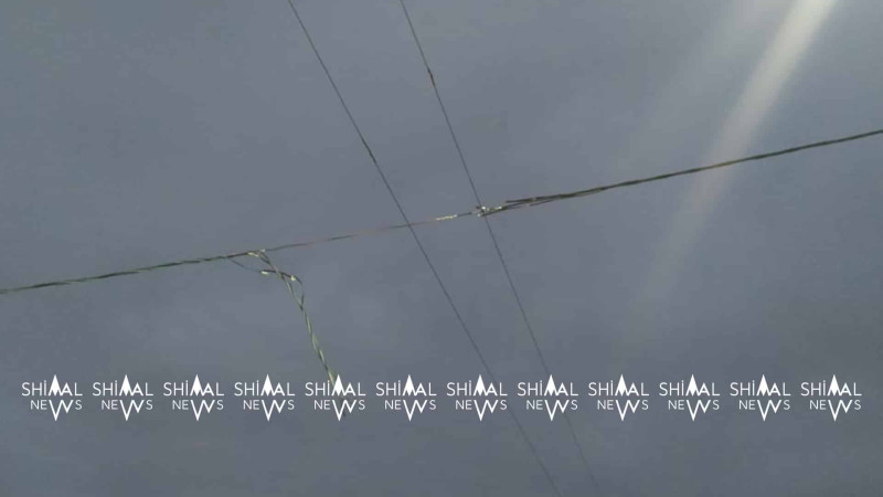 Qubada qəza baş vermiş elektrik xətlərində təmir işləri yekunlaşıb